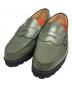AVIREX（アヴィレックス）の古着「TANKSOLE LOAFERS ”ICON of FLIGHT”」｜グリーン