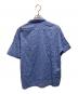 BoTT (ボット) Windowpane S/S Shirt ブルー サイズ:Ｍ：10000円