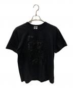 BLACK COMME des GARCONSブラックコムデギャルソン）の古着「25SS Message T-shirt ＂Pure mind full heart＂」｜ブラック