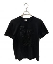 BLACK COMME des GARCONS（ブラックコムデギャルソン）の古着「25SS Message T-shirt ＂Pure mind full heart＂」｜ブラック