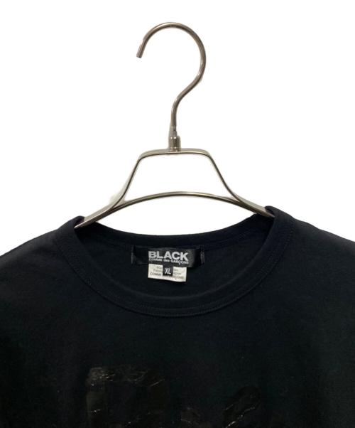 BLACK COMME des GARCONS（ブラックコムデギャルソン）BLACK COMME des GARCONS (ブラックコムデギャルソン) 25SS Message T-shirt ＂Pure mind full heart＂ ブラック サイズ:ＸＬの古着・服飾アイテム