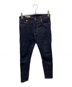 【美品】  BALENCIAGA / バレンシアガ | ダメージ加工 ウォッシュ デニム パンツ | 31 | ブラック | メンズ 中古・古着通販】BALENCIAGA (バレンシアガ) ウォッシュ加工デニム