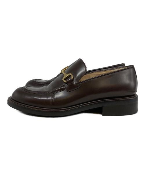 GUCCI（グッチ）GUCCI (グッチ) ホースビットローファー ブラウン サイズ:36.5の古着・服飾アイテム
