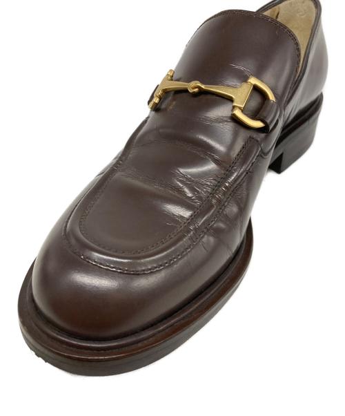 GUCCI（グッチ）GUCCI (グッチ) ホースビットローファー ブラウン サイズ:36.5の古着・服飾アイテム