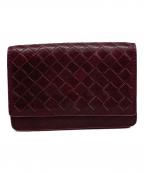 BOTTEGA VENETAボッテガベネタ）の古着「カードケース」｜ボルドー