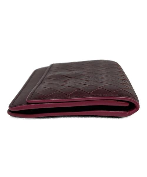 BOTTEGA VENETA（ボッテガベネタ）BOTTEGA VENETA (ボッテガベネタ) カードケース ボルドーの古着・服飾アイテム