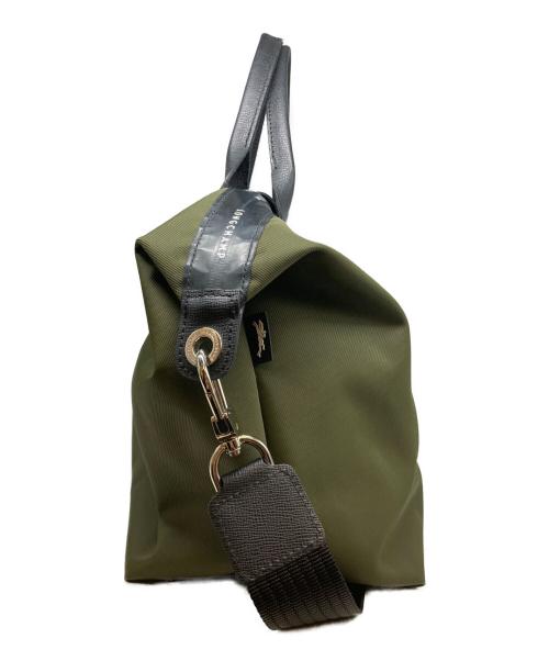 LONGCHAMP（ロンシャン）LONGCHAMP (ロンシャン) ル プリアージュ エナジー L トップハンドルバッグ グリーンの古着・服飾アイテム