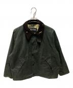 Barbourバブアー）の古着「Transport Wax Short Jacket」｜グリーン