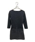theoryセオリー）の古着「Plush Tweed Slim」｜グレー
