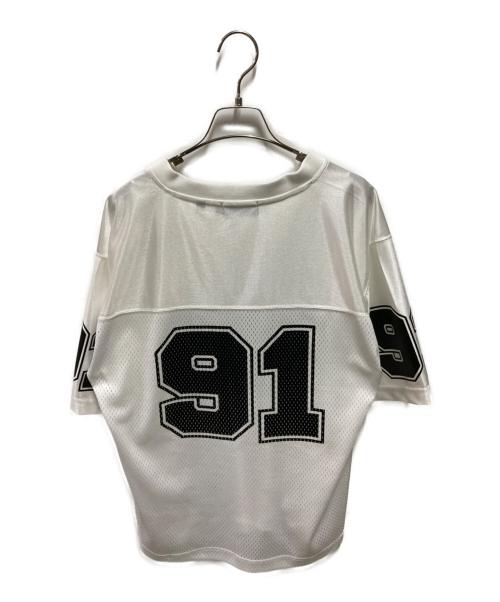 X-LARGE（エクストララージ）X-LARGE (エクストララージ) FOOTBALL JERSEY ホワイト サイズ:Ｍの古着・服飾アイテム