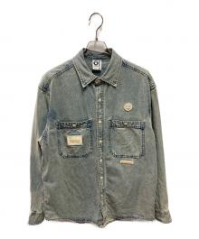 Aape BY A BATHING APE（エーエイプ バイ アベイシングエイプ）の古着「デニムシャツ」｜インディゴ
