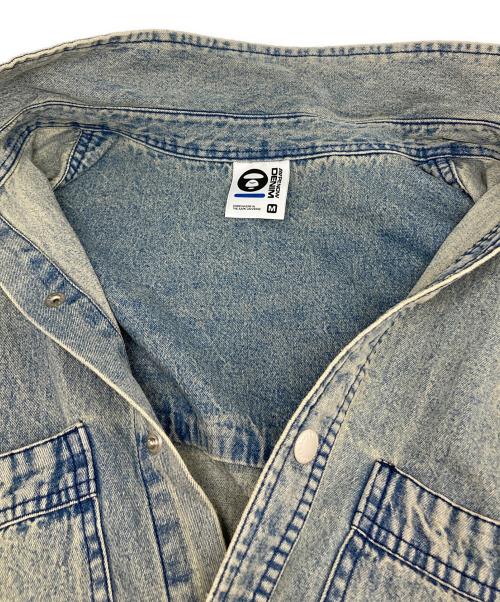 Aape BY A BATHING APE（エーエイプ バイ アベイシングエイプ）Aape BY A BATHING APE (エーエイプ バイ アベイシングエイプ) デニムシャツ インディゴ サイズ:Mの古着・服飾アイテム