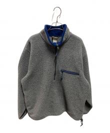 L.L.Bean（エルエルビーン）の古着「80s~90sハーフジップフリースジャケット」｜グレー