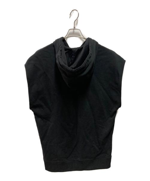 GIVENCHY（ジバンシィ）GIVENCHY (ジバンシィ) ロットワイラープリントノースリーブパーカー ブラック サイズ:XSの古着・服飾アイテム