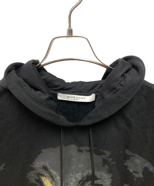 GIVENCHY（ジバンシィ）GIVENCHY (ジバンシィ) ロットワイラープリントノースリーブパーカー ブラック サイズ:XSの古着・服飾アイテム