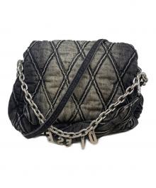 DIESEL（ディーゼル）の古着「CHARM-Dデニムショルダーバッグ」｜ブラック
