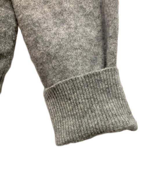 PLAY COMME des GARCONS（プレイコムデギャルソン）PLAY COMME des GARCONS (プレイコムデギャルソン) ハートロゴウールカーディガン グレー サイズ:Mの古着・服飾アイテム