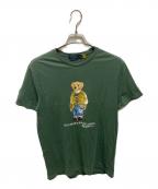 POLO RALPH LAURENポロ・ラルフローレン）の古着「ポロベアプリントTシャツ」｜グリーン