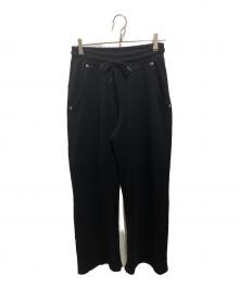 FLOW AUTHOR RATION（フロー オウサー レイション）の古着「スタッズスウェットパンツ」｜ブラック