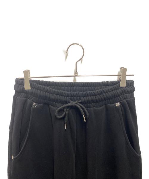 FLOW AUTHOR RATION（フロー オウサー レイション）FLOW AUTHOR RATION (フロー オウサー レイション) スタッズスウェットパンツ ブラック サイズ:Ｍの古着・服飾アイテム