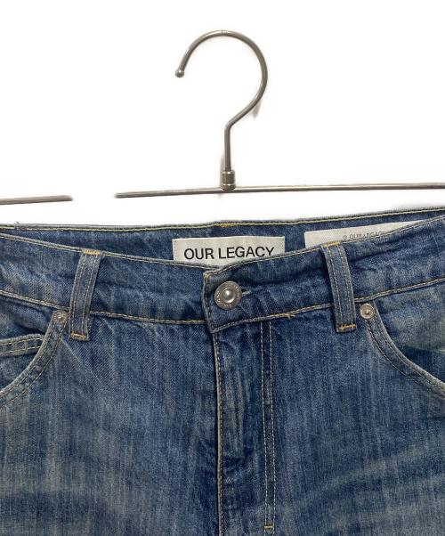 OUR LEGACY（アワーレガシー）OUR LEGACY (アワーレガシー) VAST CUT Vintage Rubber Repair Denim インディゴ サイズ:28の古着・服飾アイテム