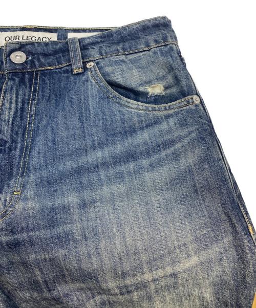 OUR LEGACY（アワーレガシー）OUR LEGACY (アワーレガシー) VAST CUT Vintage Rubber Repair Denim インディゴ サイズ:28の古着・服飾アイテム