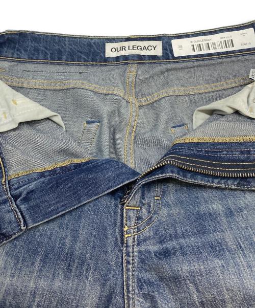 OUR LEGACY（アワーレガシー）OUR LEGACY (アワーレガシー) VAST CUT Vintage Rubber Repair Denim インディゴ サイズ:28の古着・服飾アイテム