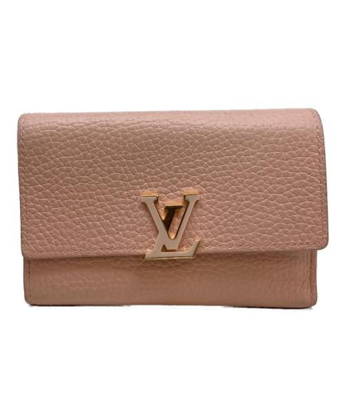 LOUIS VUITTON（ルイ ヴィトン）LOUIS VUITTON (ルイ ヴィトン) ポルトフォイユ・カプシーヌ コンパクト ピンクの古着・服飾アイテム
