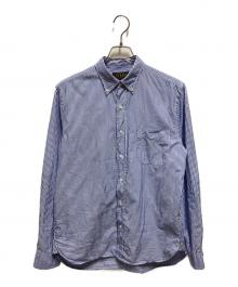 BEAMS PLUS（ビームスプラス）の古着「B.D. London Stripe100/2 Broad」｜ブルー