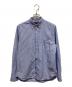 BEAMS PLUS（ビームスプラス）の古着「B.D. London Stripe100/2 Broad」｜ブルー