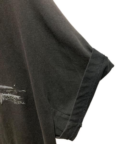 FenG CHen WANG（フェンチェンワン）FenG CHen WANG (フェンチェンワン) 3DロゴTシャツ ブラック サイズ:Ｓの古着・服飾アイテム