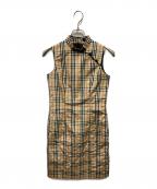 BURBERRY BLACK LABELバーバリーブラックレーベル）の古着「ワンピース」｜ベージュ