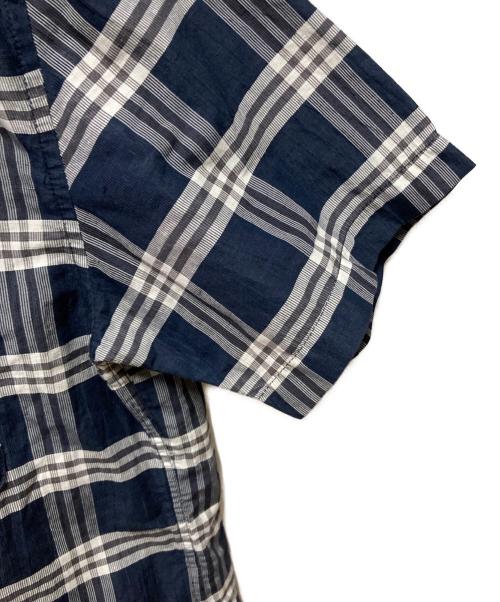 nonnative（ノンネイティブ）nonnative (ノンネイティブ) DWELLER B.D. SHIRT S/S RELAXED FIT ネイビー サイズ:1の古着・服飾アイテム