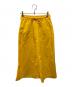 UNION LAUNCH（ユニオンランチ）の古着「GATHERD LONG SKIRT」｜イエロー