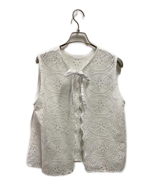 ROBE de PEAU（ローブデポー）ROBE de PEAU (ローブデポー) ブラウス ホワイト サイズ:FREEの古着・服飾アイテム