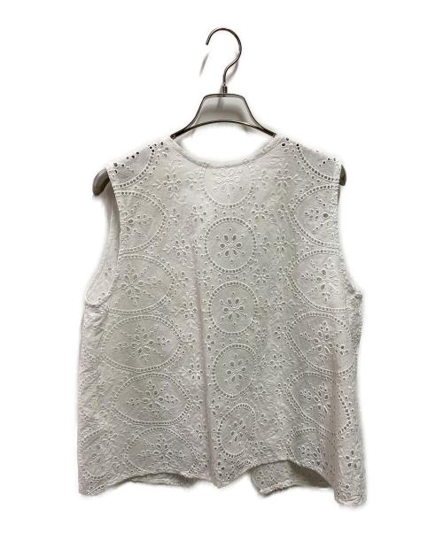 ROBE de PEAU（ローブデポー）ROBE de PEAU (ローブデポー) ブラウス ホワイト サイズ:FREEの古着・服飾アイテム