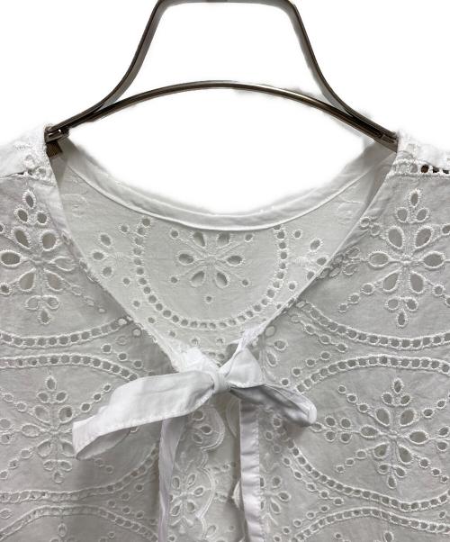 ROBE de PEAU（ローブデポー）ROBE de PEAU (ローブデポー) ブラウス ホワイト サイズ:FREEの古着・服飾アイテム