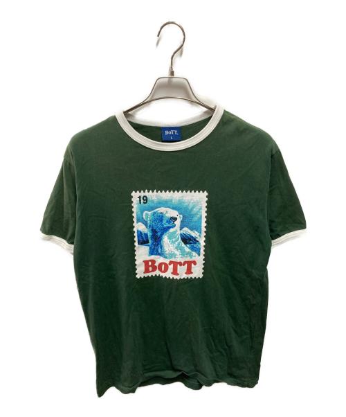 BoTT（ボット）BoTT (ボット) Tシャツ グリーン サイズ:Ｌの古着・服飾アイテム