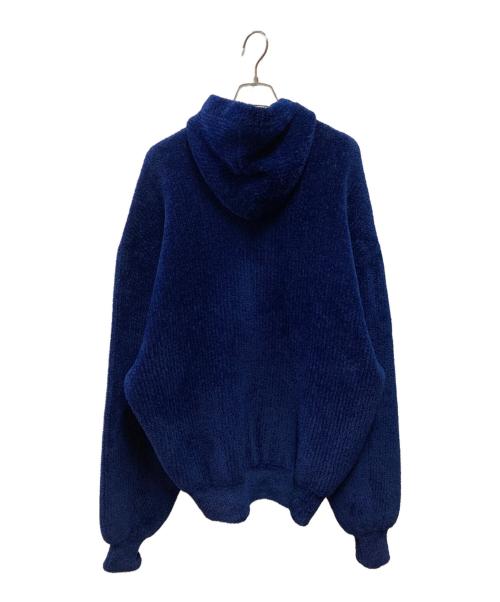 BALENCIAGA（バレンシアガ）BALENCIAGA (バレンシアガ) BB EMBROIDED HOODIE ブルー サイズ:Ｓの古着・服飾アイテム