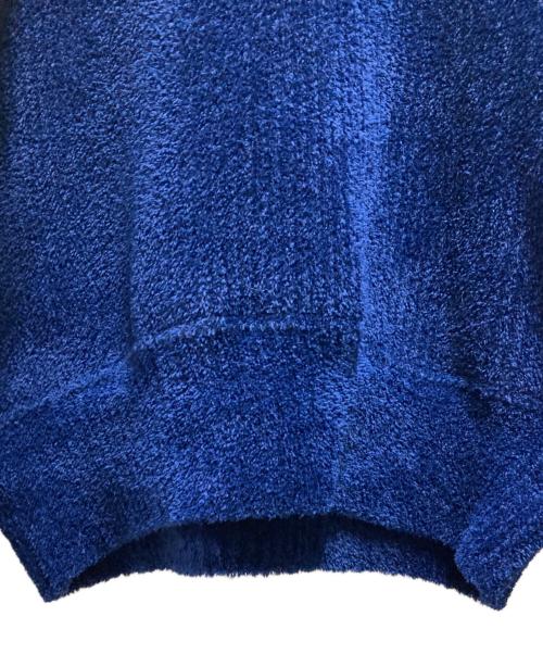 BALENCIAGA（バレンシアガ）BALENCIAGA (バレンシアガ) BB EMBROIDED HOODIE ブルー サイズ:Ｓの古着・服飾アイテム