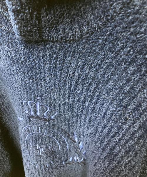 BALENCIAGA（バレンシアガ）BALENCIAGA (バレンシアガ) BB EMBROIDED HOODIE ブルー サイズ:Ｓの古着・服飾アイテム