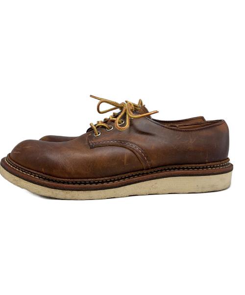 RED WING（レッドウィング）RED WING (レッドウィング) WORK OXFORD Round toe シューズ ブラウン サイズ:25cmの古着・服飾アイテム