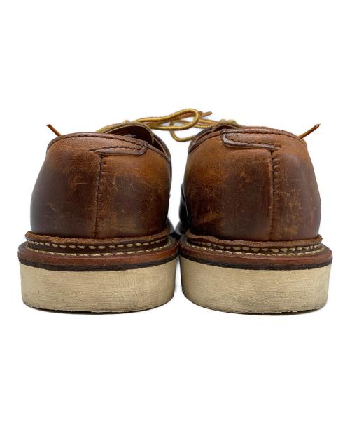 RED WING（レッドウィング）RED WING (レッドウィング) WORK OXFORD Round toe シューズ ブラウン サイズ:25cmの古着・服飾アイテム