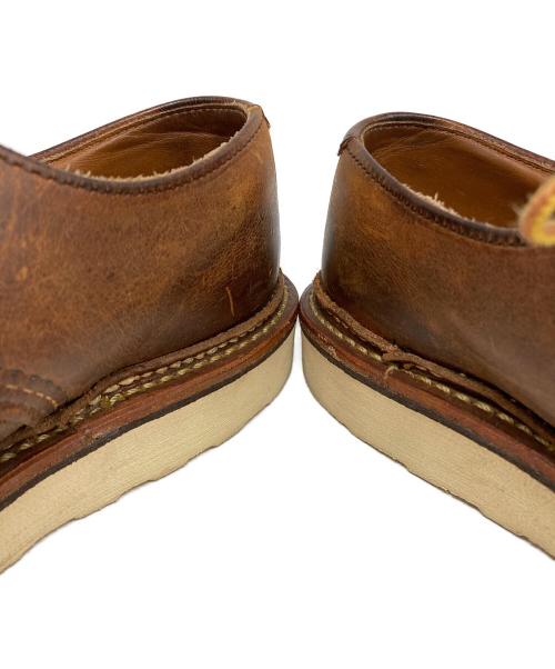 RED WING（レッドウィング）RED WING (レッドウィング) WORK OXFORD Round toe シューズ ブラウン サイズ:25cmの古着・服飾アイテム