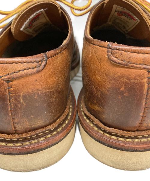 RED WING（レッドウィング）RED WING (レッドウィング) WORK OXFORD Round toe シューズ ブラウン サイズ:25cmの古着・服飾アイテム