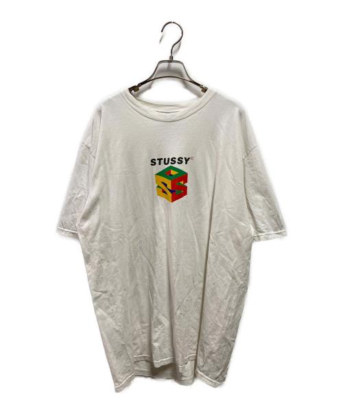 stussy（ステューシー）stussy (ステューシー) S64 PIGMENT DYED TEE ホワイト サイズ:Lの古着・服飾アイテム