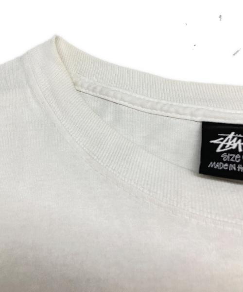stussy（ステューシー）stussy (ステューシー) S64 PIGMENT DYED TEE ホワイト サイズ:Lの古着・服飾アイテム