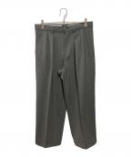 BEAMSビームス）の古着「Wide Slacks」｜グレー