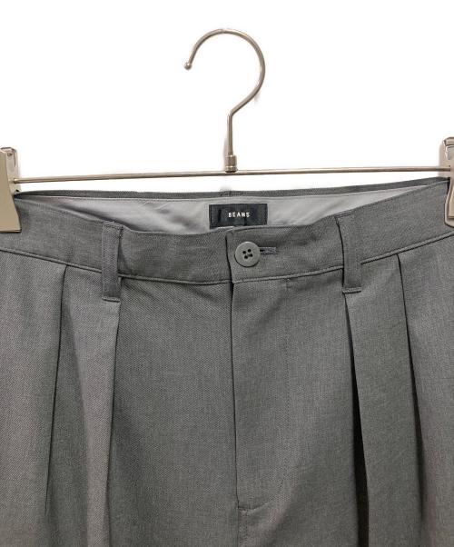 BEAMS（ビームス）BEAMS (ビームス) Wide Slacks グレー サイズ:L 未使用品の古着・服飾アイテム