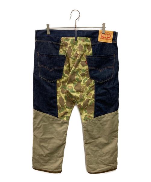 COMME des GARCONS JUNYA WATANABE MAN（コム デ ギャルソン ジュンヤ ワタナベ マン）COMME des GARCONS JUNYA WATANABE MAN (コムデギャルソンジュンヤワタナベマン) LEVI'S (リーバイス) 再構築デニムパンツ インディゴ サイズ:W36×L34の古着・服飾アイテム